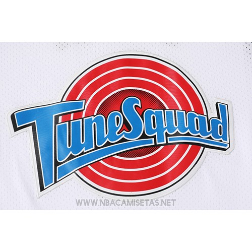 Camiseta Tune Squad Porky NO 8 Blanco